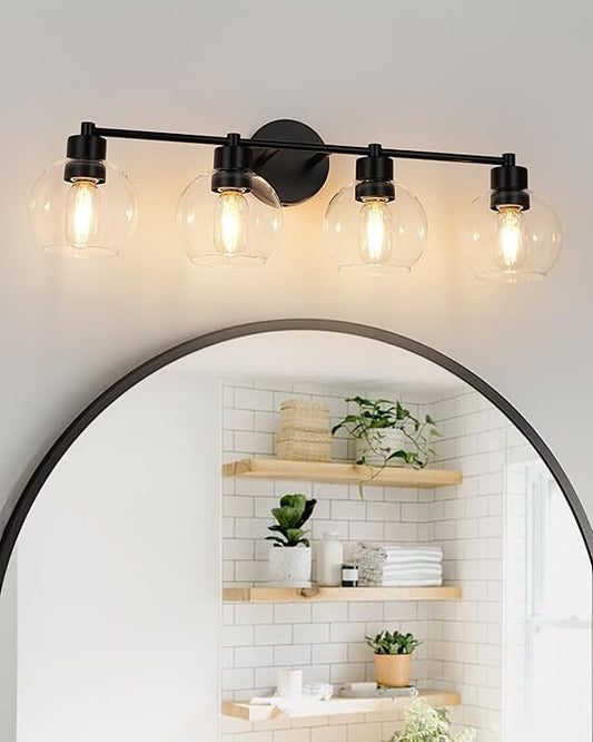 4-light Globe Vanity Light Fixture