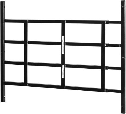 Carbon Steel Fixed 4-Bar Window Grill 21-1/4 In